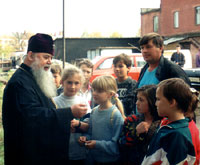 Архиепископ Ижевский и Удмуртский Николай на встрече со школьниками