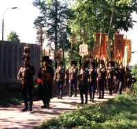 Крестный ход 9 мая 1995 года к Михайловской горке