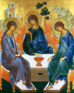 Святая Троица. Икона Андрея Рублева