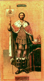 Святой благоверный князь Александр Невский (фото с сайта www.days.ru)