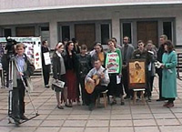 общественная акция против абортов «В защиту жизни» на Центральной площади г. Ижевска, посвященная Дню защиты детей