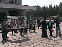 общественная акция против абортов «В защиту жизни» на Центральной площади г. Ижевска, посвященная Дню защиты детей