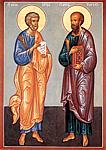 Икона св. равноап. Петра и Павла
