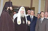 Святейший Патриарх прибыл в Саров