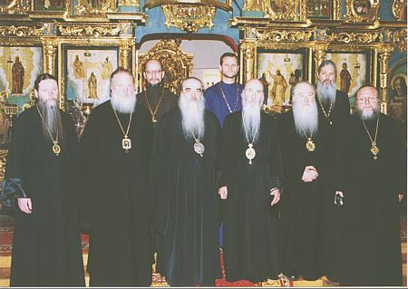 Большая фотография делегации Русской Зарубежной Церкви