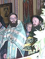 Фотография со встречи иконы прп. Серафима Саровского 24 августа 2003 г.