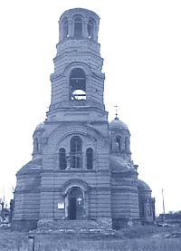 Свято-Никольский храм села Ершовка, на левом берегу Камы